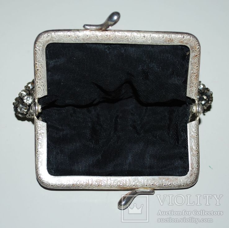 Старинный миниатюрный кошелек, инкрустирован 422 вставки -, photo number 10