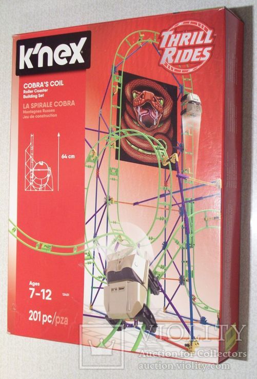 Детский конструктор K'NEX Thrill Rides Cobra's Coil, фото №2