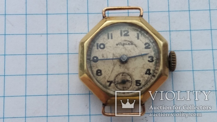 Женские наручные часы alpina золото, фото №2