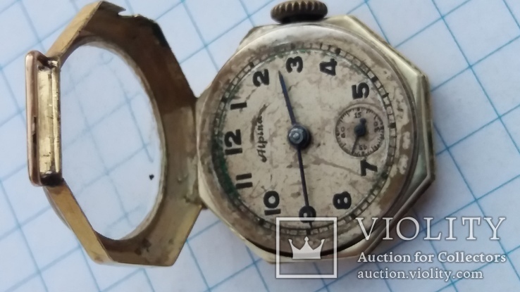 Женские наручные часы alpina золото, фото №7