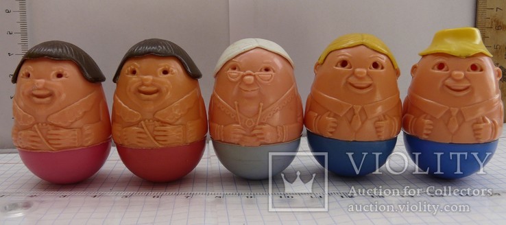 Airfix Weebles фігурки (неваляшки) 5шт, фото №2