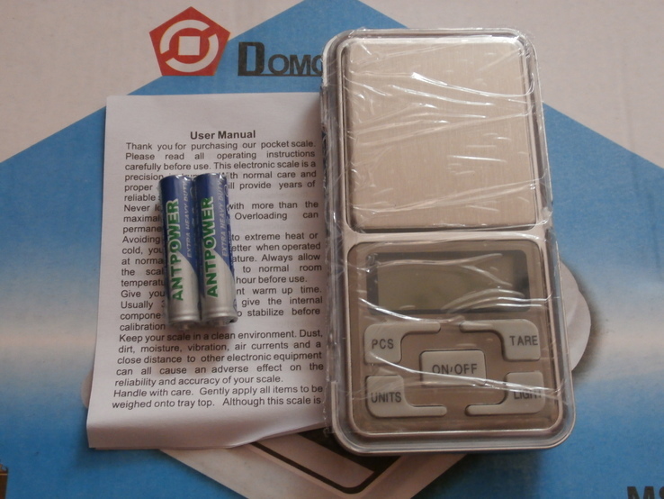 Ювелирные карманные весы Pocket Scale MH-500 0,01-500г + Батерейки, фото №3