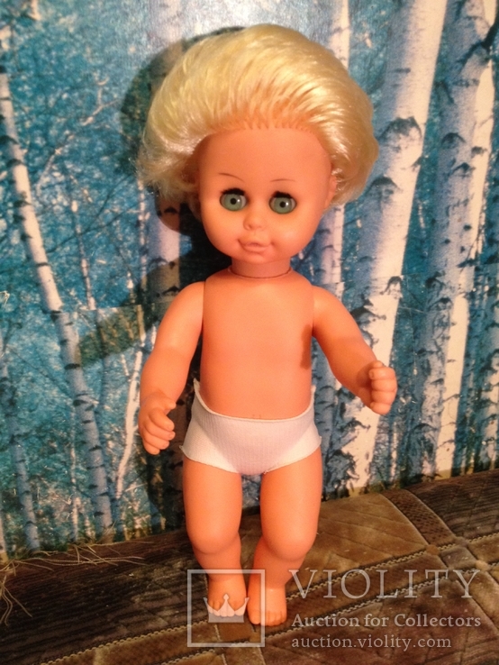 Кукла ГДР "Kleinpuppen Lichte" полностью виниловая номерная 30см родная одежда, фото №5