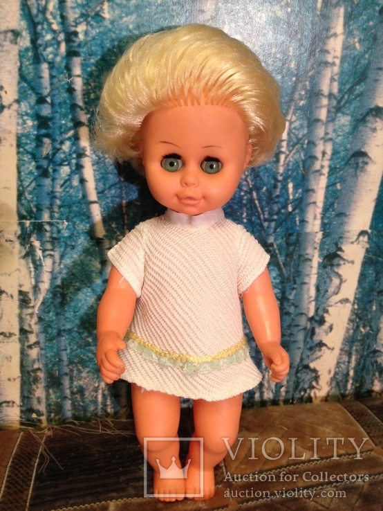 Кукла ГДР "Kleinpuppen Lichte" полностью виниловая номерная 30см родная одежда, фото №2