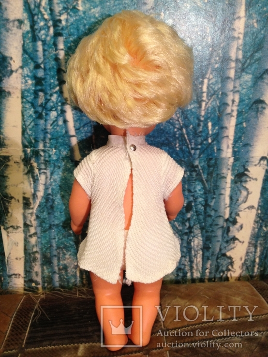 Кукла ГДР "Kleinpuppen Lichte" полностью виниловая номерная 30см родная одежда, фото №6