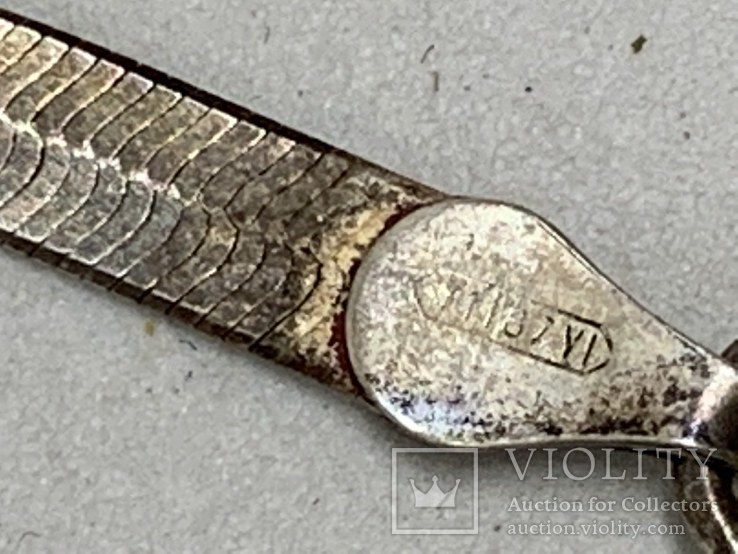 Винтажная Итальянская цепочка(серебро 925,клейма), фото №6