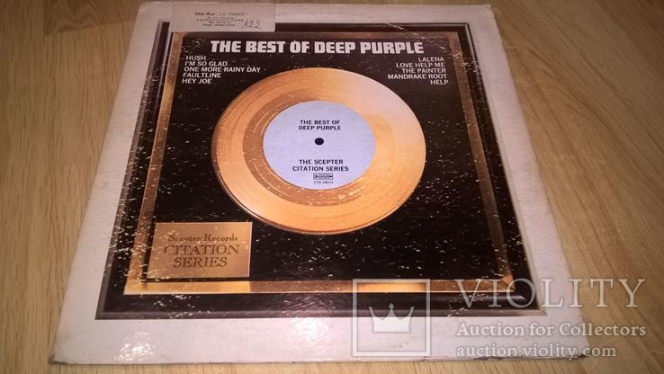 Deep Purple (The Best Of Deep Purple) 1972. (LP). 12. Vinyl. Пластинка. U.S.A., фото №2