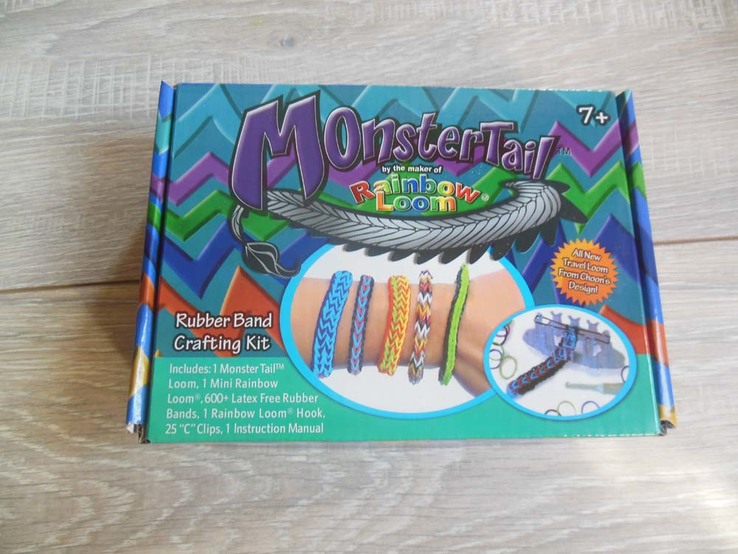 Пять наборов Monster Tail от Rainbow Loom + 25 упаковок резинок и доставка в подарок*, numer zdjęcia 3