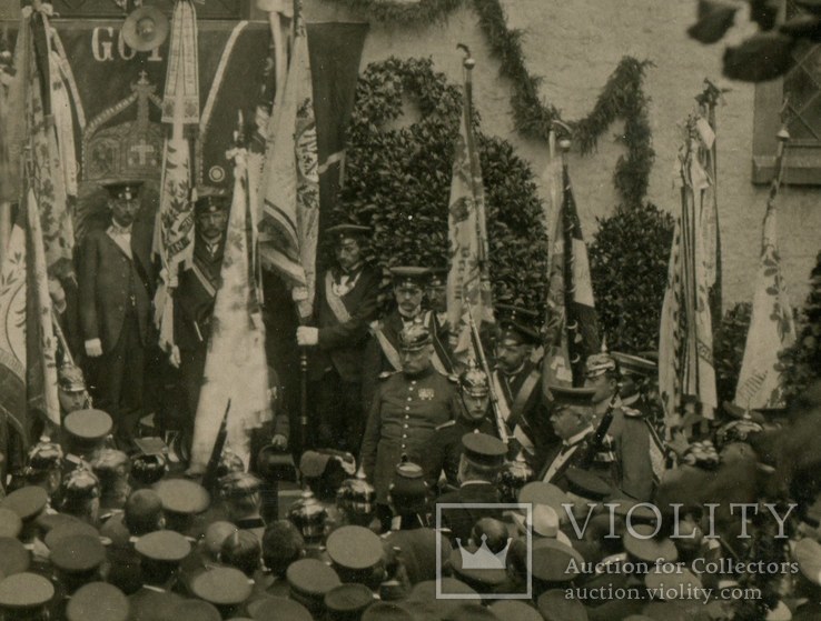 ПМВ. Германия. Высокие чины на митинге