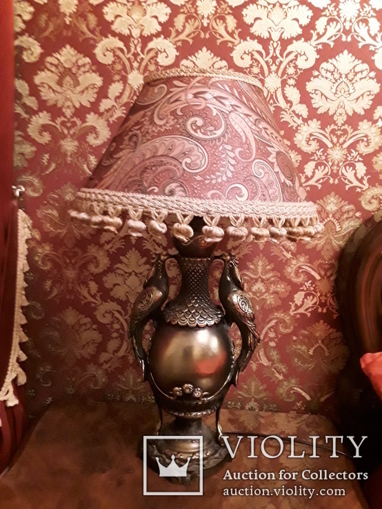 Настольная лампа "Фазаны", фото №2