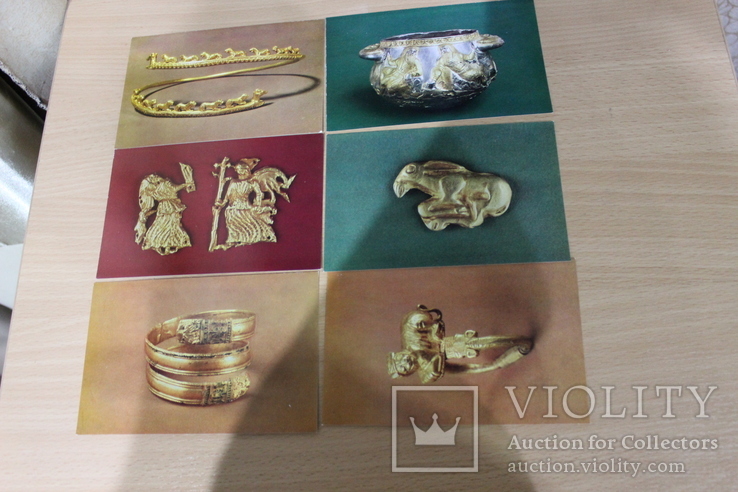 Ювелирные изделия 6 -7  веков до нашей эры 1979 год Английское серебро 1980 год, фото №4
