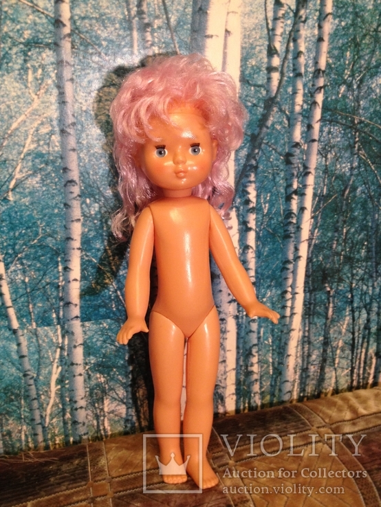 Кукла СССР Вита (ДЗИ) в родном, неигранная, клеймо, фото №3