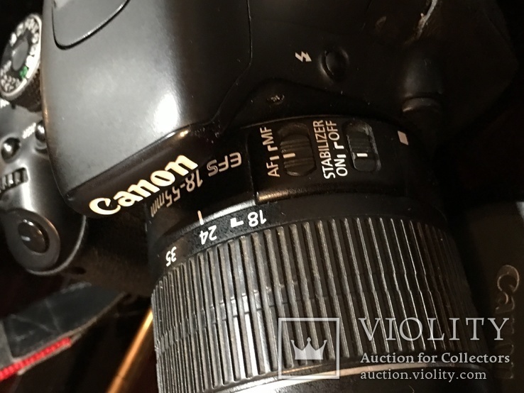 Фотоаппарат Canon 600D (с двумя аккумуляторами) полностью рабочий + сумка, фото №9