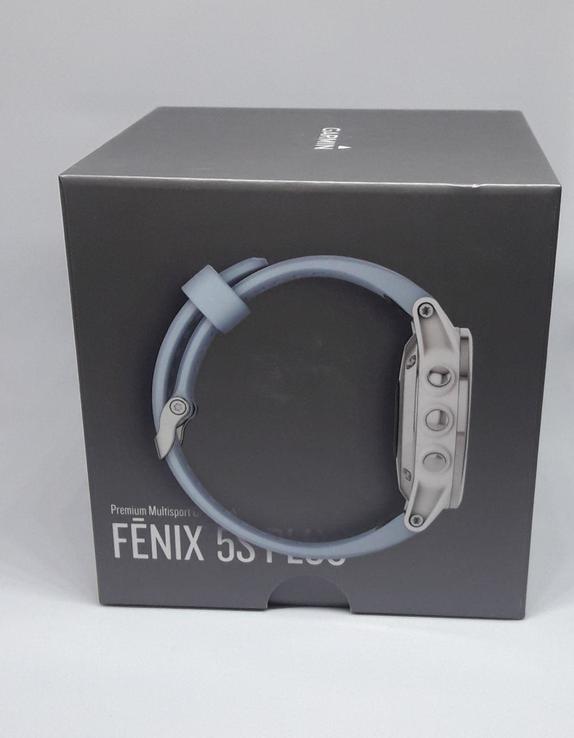 Смарт-часы Garmin Fenix 5S Plus White with Sea Foam Band, фото №4