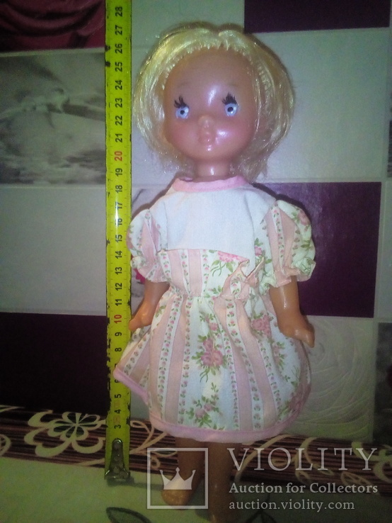 Лялька паричковая на резинках производства ссср., фото №4