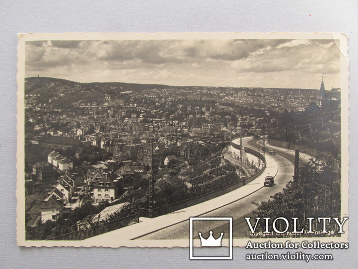 3-й Рейх Германия, Штуттгарт, открытка с машинным штемпелем 1939, фото №4