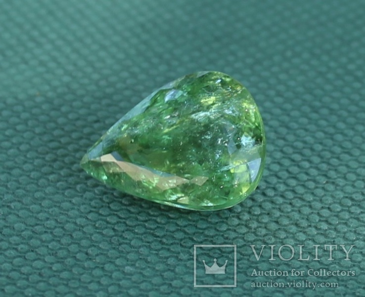 5.63ct Натуральный Турмалин параиба,сертификат., фото №4