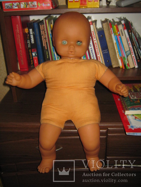 Кукла пупс Гдр огромный 65 см., фото №3