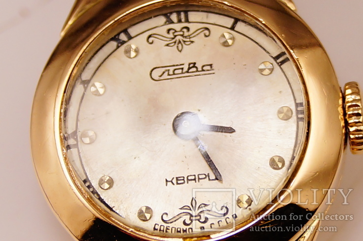 Золотые часы 585 Слава, фото №5