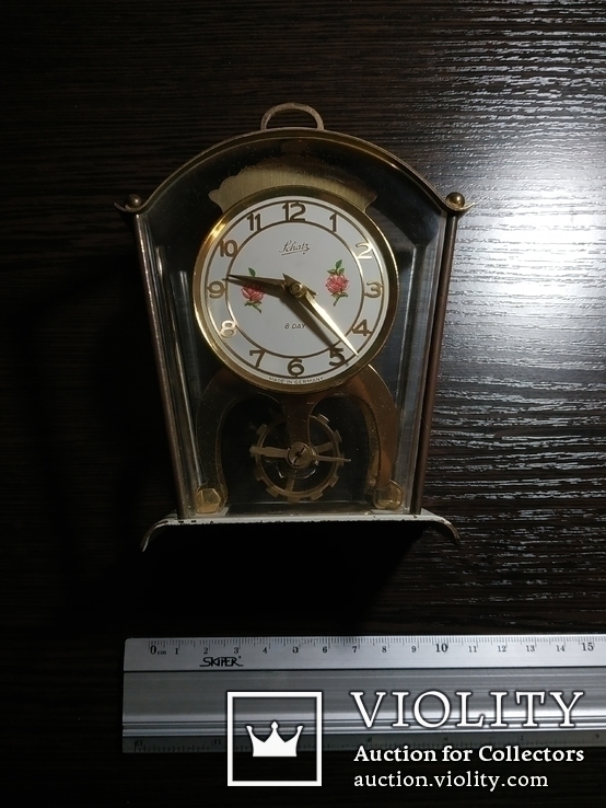 Каминные немецкие часы SCHATZ 8-и дневные, фото №13