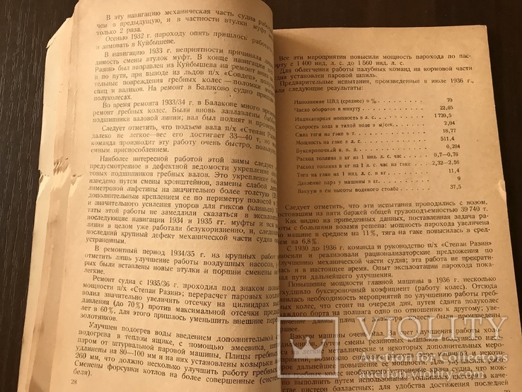 1937 Работа Буксира парохода Степан Разин, фото №7