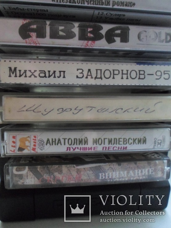 Аудиокассеты (20 шт.) + бокс, фото №8