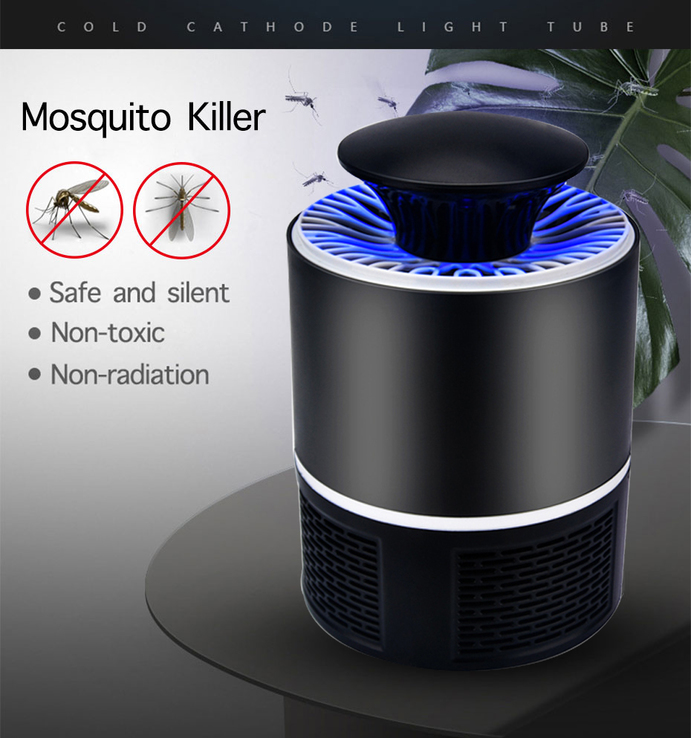 Светодиодная LED лампа против комаров и москитов, фото №2