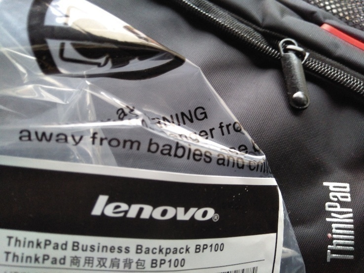 Рюкзак ThinkPad Business Backpack BP100 for Lenovo, photo number 7