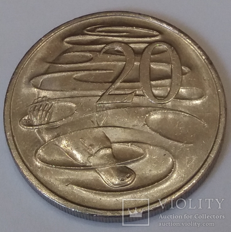 Австралія 20 центів, 2010