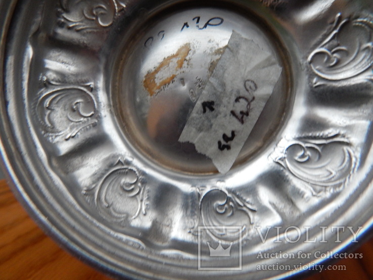 Чайник , вес 416 грамм , серебро 800 проба, фото №10