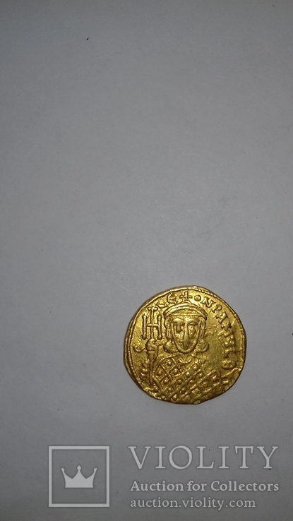 Золотой солид Константина V и Льва IV 4.4, photo number 5