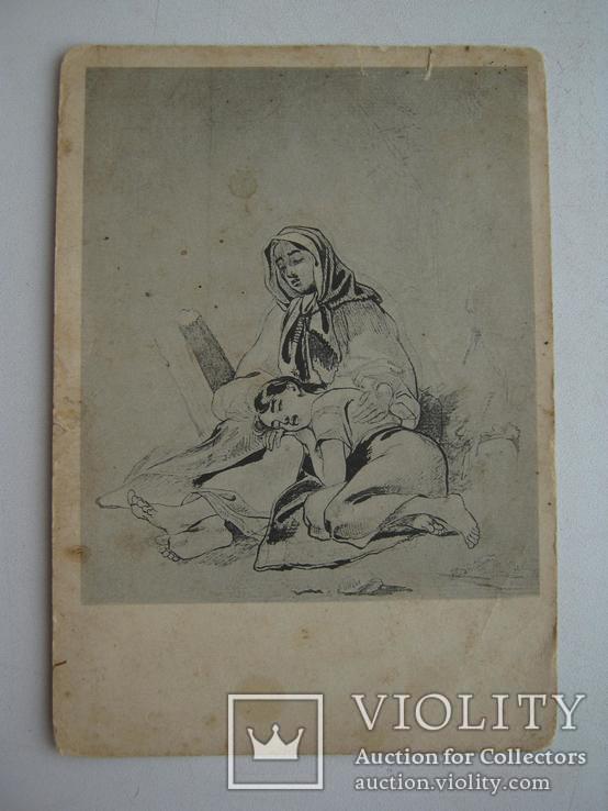 1939г. Т.Г.Шевченко. Иллюстрация к поэме "Слепая"., фото №2