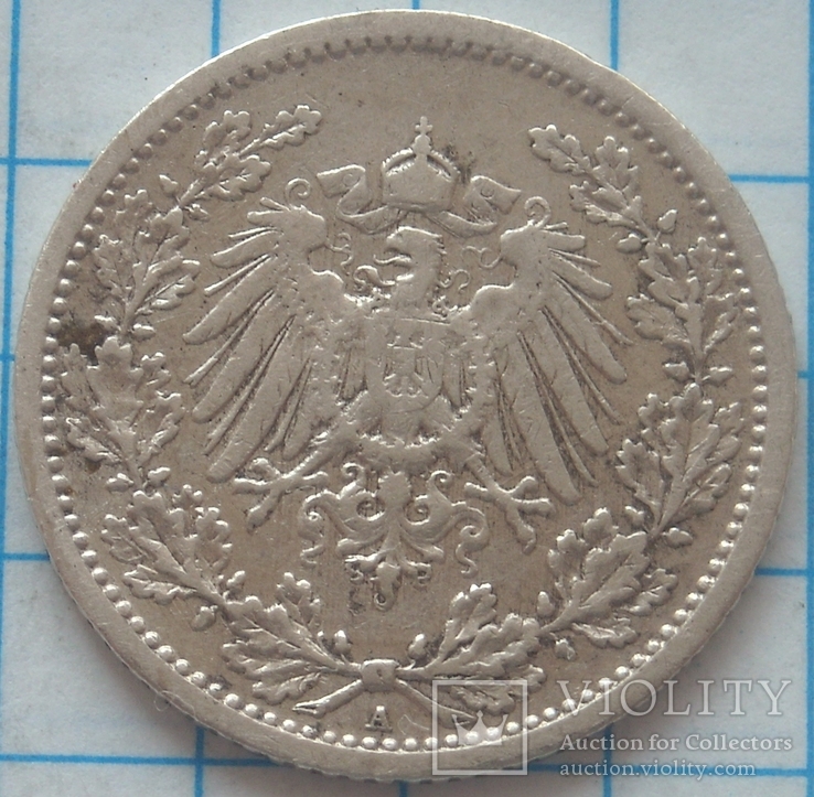 ½ марки, Германия, 1908г.