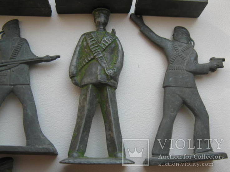 Лот солдатиков СССР метал или олово, фото №6