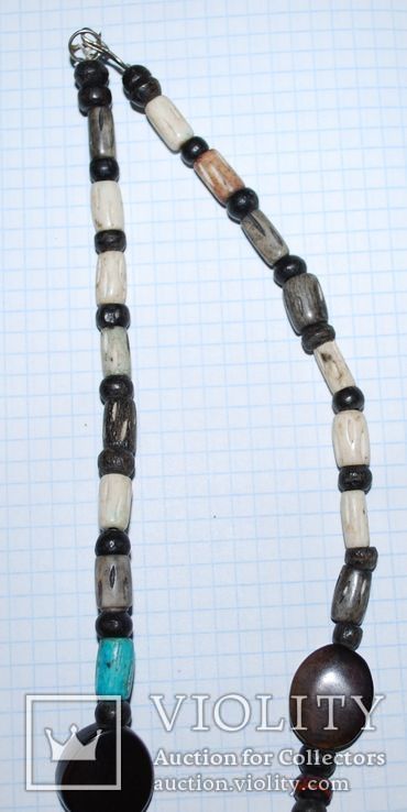 Ожерелье из Индии, кость и др - 55 см., фото №7
