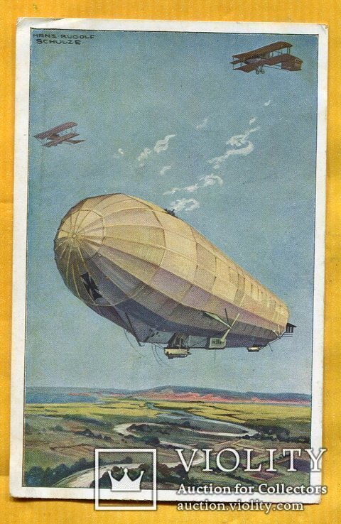 1 мировая война дирижабль цепелин  самолёт, фото №2