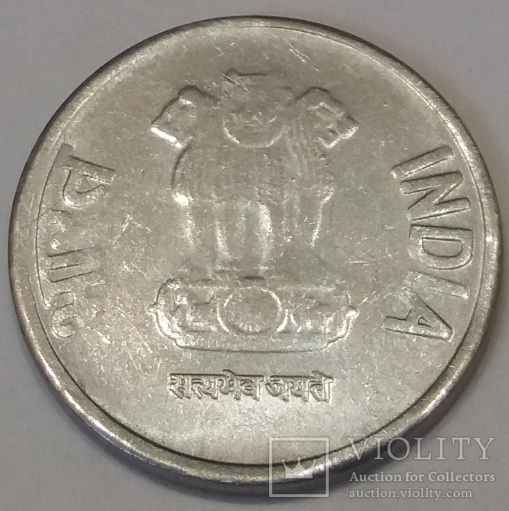Індія 1 рупія, 2013, фото №3