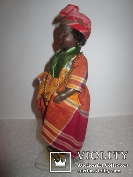  Старинная кукла целлулоид Гваделупа Франция, фото №6