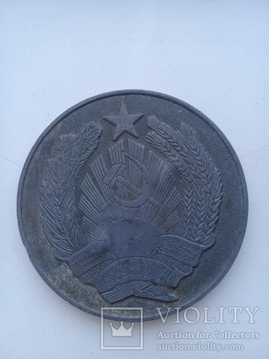 Медаль настольная большая TALLINN, фото №4