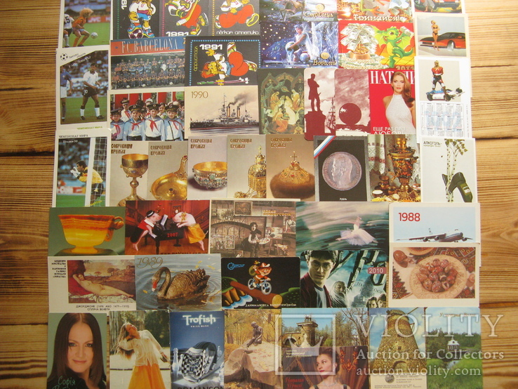 Карманные календарики разной тематики. 720 штук., фото №8