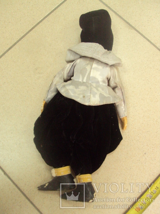 Кукла папье маше 27 см клоун ссср, фото №11