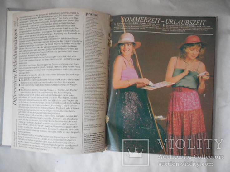 Книга из серии журналов Мода 1982 иностранного производства толщиной 10 мм большой формат, фото №3