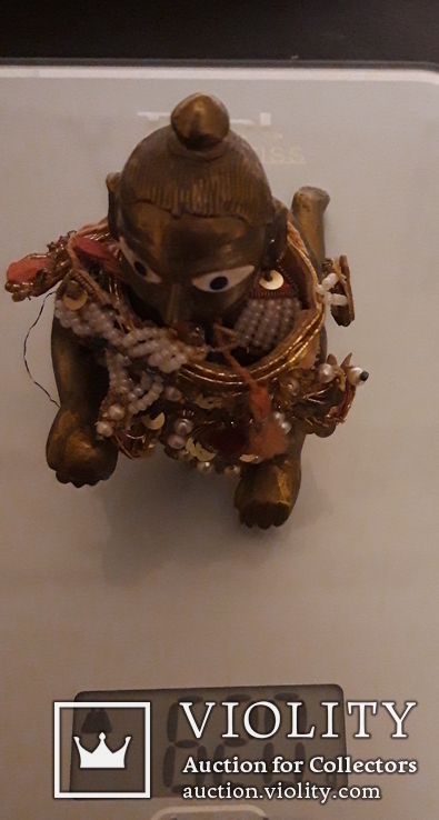 Бронзовая фигура индуитского божества, фото №11