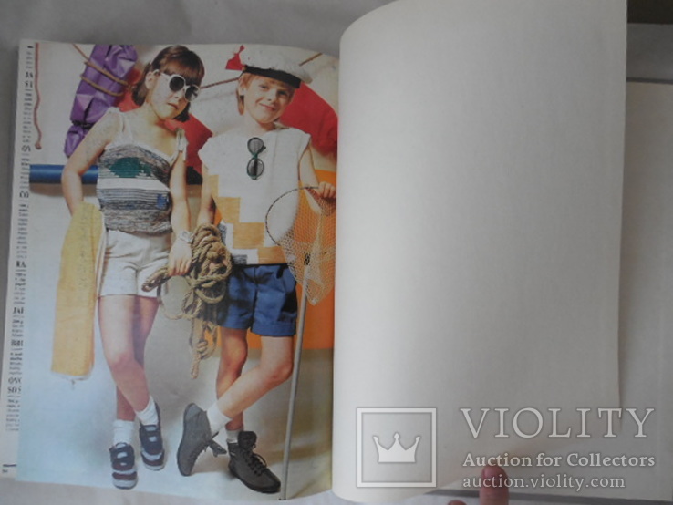 Книга из серии журналов Мода 1985 иностранного производства толщиной 30 мм большой формат, фото №10