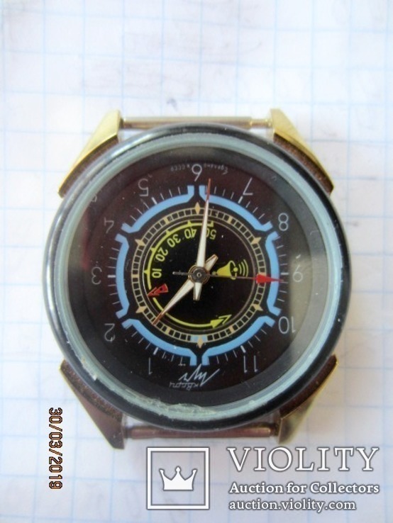 Часы наручные "Луч" (кварц, будильник) SU (советский выпуск), фото №4