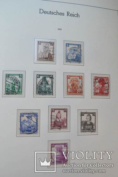 Альбом для марок Deutsches reich 1933-1945 без марок с подсказками, фото №5