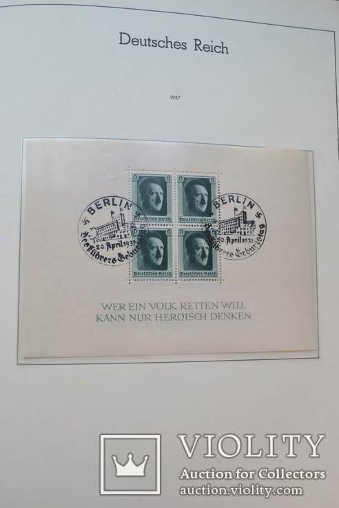 Альбом для марок Deutsches reich 1933-1945 без марок с подсказками, фото №9