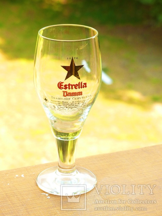 Estrella Damm - пивной бокал - испания, фото №3