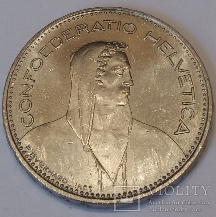Швейцарія 5 франків, 1997, фото №2