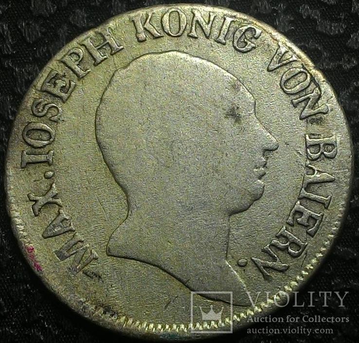 Бавария 6 крейцеров 1807 год  серебро, фото №2